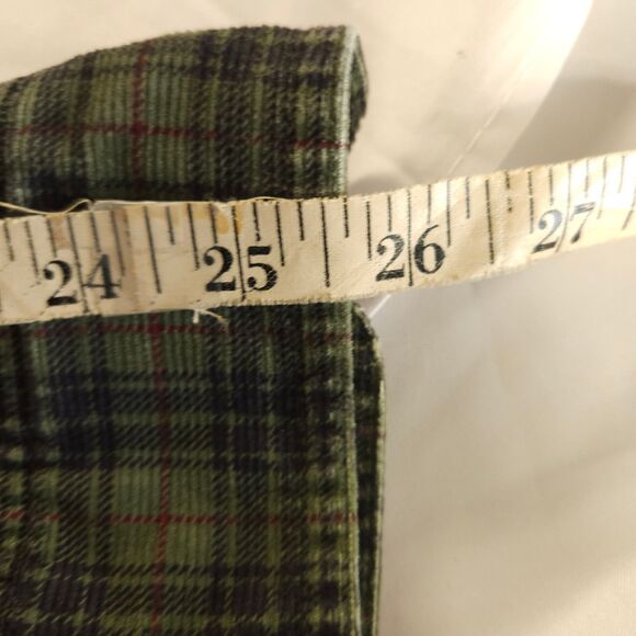 Eddie Bauer Mens Large Green Plaid Long Sleeve Button Down Shirt Shacket - Picture 6 of 7